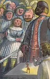Gulliver at the Inn by Edward Bawden, Lithograph, published Folio Society, sold Mar 2016