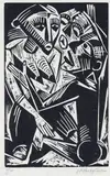 Man coveting another man’s wife Signed and numbered 15/30 Woodcut 25 x 16cm; 10 x 6¼in by Max Pechstein, Woodcut, sold Mar 2016