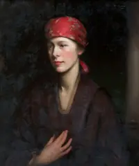 Molly by Andrew Law, oil on canvas, sold Oct 2013