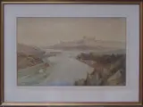 Three scenes of Whitby Bay by Frank Rousse, watercolour, offered Oct 2013