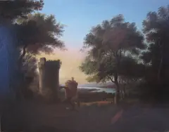 Italianate River Landscape by Alexander Nasmyth, oil on canvas, sold Oct 2013
