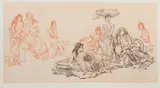 Three prints of ladies, two of Madame du Barry by Russell Flint, one signed the others title in pencil (lower margin), offered Oct 2013