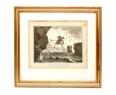 Bird Catching From Above; Bird Catching From Below by John Heaviside Clark, by M. Doubourg, sold May 2013