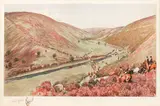 The Devon and Somerset Stag Hounds by Cecil Charles Windsor Aldin, colour lithograph, sold May 2013