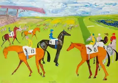 Welsh National by Elie Lambert, 2011, oil on canvas, offered May 2013