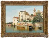 Venetian scene by Henry Pember Smith, oil on canvas, offered Oct 2019