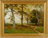 landscape by Arthur Parton, oil on canvas, sold Oct 2019