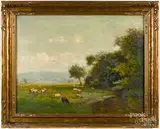 of The Beaverkill Valley by Arthur Parton, oil on canvas, sold Oct 2019