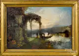 panel landscape by Edward Adveno Brooke, oil on wood, sold Oct 2019