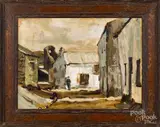 Untitled by Derek Hill, oil on artist board, offered Oct 2019
