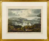 etching by William James Bennett, hand colored aquatint, sold Oct 2019