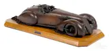 Freewheelin' sculpture by Stanley Wanlass, bronze, sold Oct 2019