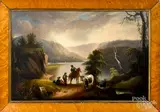 Hudson River landscape by Alvan Fisher, oil on canvas, sold Oct 2019