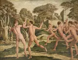The Bathers by Eric B. George, 1927, oil on canvas, sold Jan 2022