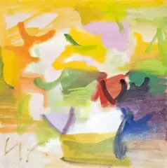 Flowers by Sam Fullbrook, oil on canvas, sold Apr 2011