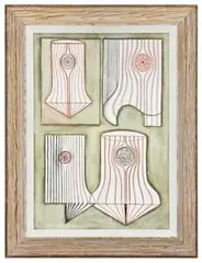 Tree Forms by Howard Taylor, 1959, oil and gouache on composition board, sold Apr 2011