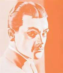 Brother Can You Spare A Dime, James Cagney by Ivan Durrant, 1974, synthetic polymer paint on composition board, offered Apr 2011