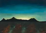 Outback Landscape by Sali Herman, 1956, oil on canvas, offered Apr 2011