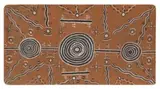 Mala (Rock Wallaby) Story by Tim Leura Tjapaltjarri, c.1973, synthetic polymer paint on composition board, offered May 2011