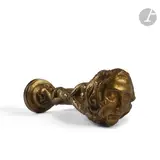 Tête de naïade à l’étoile de mer by Aristide Colotte, Épreuve en bronze doré, sold Oct 2023
