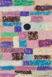 Composition by Oscar Gauthier, 1949, Encre et gouache sur papier froissé, sold Oct 2023