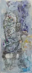 Composition by Camille Bryen, 1967, Encre et gouache, sold Oct 2023