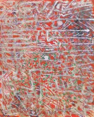 Composition by Marie Raymond, 1971, Gouache, sold Oct 2023