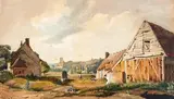 Paysage aux environs de Montoire by Charles Busson, Aquarelle datée en bas à gauche, sold Mar 2015