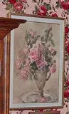 Bouquet de roses dans une aiguière by Madeleine Lemaire, Aquarelle, sold Jan 2015