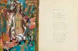 Vers pour l'amour by Yvette Alde, Gouache, sold Dec 2014
