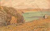 Morgat, juin 1911 by Henri Rivière, Aquarelle, sold Oct 2014