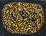 Nuit translucide by Franz Beer, 1957, Technique mixte et collage sur toile, sold Jun 2014