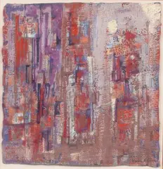Vendredi Saint» by Maria Helena Vieira da Silva, 1962, Gouache sur papier, sold Nov 2013