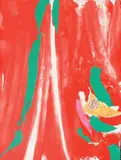 Xian rouge, première planche» by Olivier Debré, 1990, Lithographie en couleur, sold Oct 2013