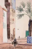 Mahon Minorque by Robert Louis Antral, Aquarelle, sold Oct 2013