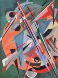 Composition, 1924-63 by Nadia Khodassevitch Leger, Aquarelle gouachée, sold Oct 2013