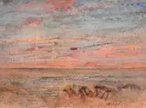 Marine by François-Auguste Ravier, Aquarelle, sold Jun 2013