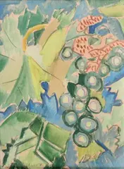 La vigne by André Lhote, Aquarelle sur carton marouflé sur toile, sold May 2013
