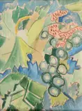 La vigne by André Lhote, Aquarelle sur carton marouflé sur toile, sold May 2013