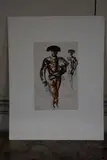 Torrero Deux dessins by José Luis Rey Vila, Encre de chine, lavis et rehauts de gouache, sold May 2021