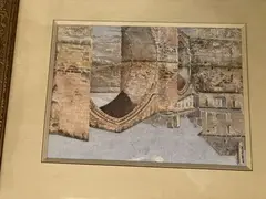 Pont sur une rivière by Henri Mouren, Aquarelle signée en bas à droite, sold Apr 2021