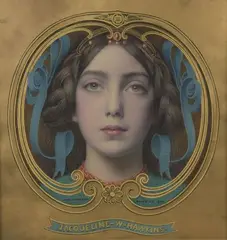 Portrait de Jacqueline Welden Hawkins, fille de l'artiste by Louis Welden Hawkins, 1907, Technique mixte (crayons de couleurs et gouache), sold Dec 2020