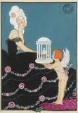 Maquette pour une affiche de parfum by Jean Fressinet, Gouache, sold Dec 2020