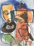 Composition by Reynold Arnould, Aquarelle, sold Dec 2020