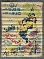 Sans titre by Alexis Oussenko, Affiche lithographique du film Chantons sous la pluie (Singin' in the Rain) de Gene Kelly, sold May 2023