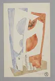 Composition cubiste by Léopold Survage, 1920, Aquarelle et encre (plume et lavis) sur traits de mine de plomb, sold May 2023