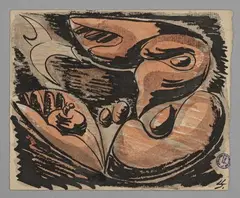 Figure à la pomme by Léopold Survage, Aquarelle et encre (plume et lavis), sold May 2023
