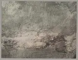 Paysages aux rochers roses by Jean Batail, Encre et aquarelle, sold May 2023