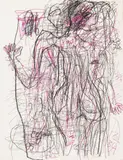 Nu debout by Aurel Cojan, 1995, Pastel, sold May 2023