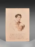 Portrait du comte Vassily Alexeïevich Perovsky (1795 -1857), circa 1824 by Alexandre Pavlovich Brullov, Aquarelle et mine de plomb sur papier, sold Jun 2021